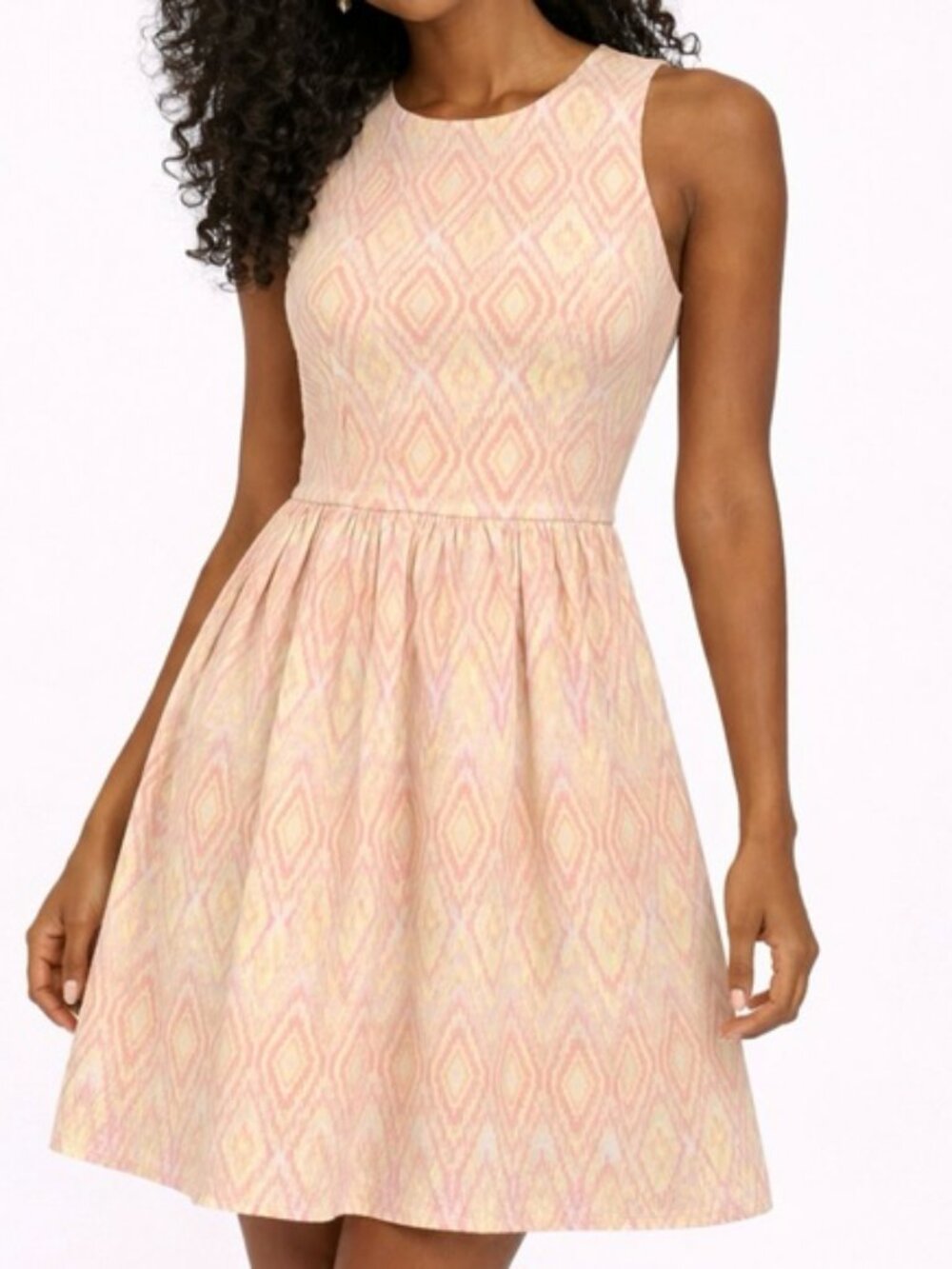 Anthropologie Under Skies Sleeveless Ikat Dress
